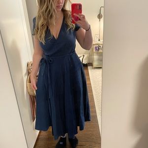 NWT Polo Ralph Lauren Linen Wrap Dress